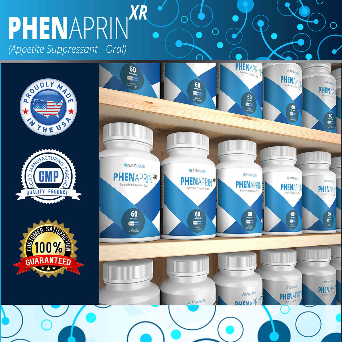 PhenAprin XR | Caffeine-Free Glucomannan Fiber Capsules